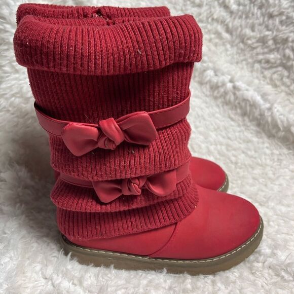 Dream Pairs KLOVE Girl's Winter Snow Boots Warm Walking Mid Calf Shoes SZ1 - Picture 3 of 11